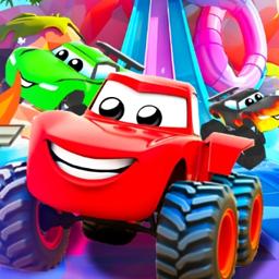 Car Race 3 D image