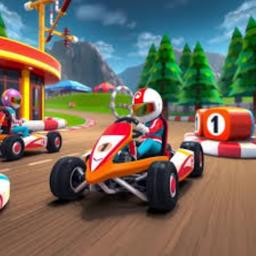 Karting 3 D image